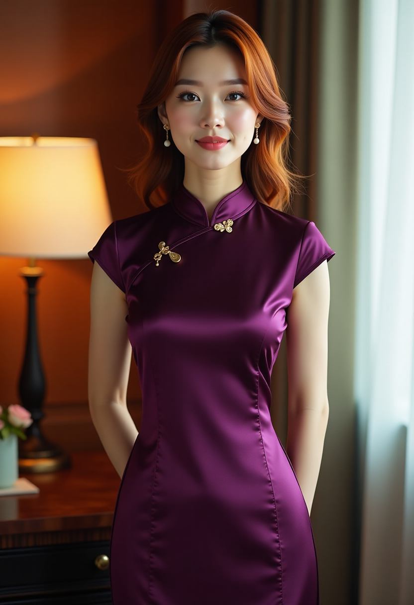 晚自习后新来的女教师练习吉他